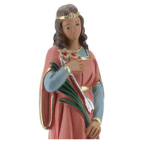 Saint Philomena statue, 20 cm in plaster Arte Barsanti 2
