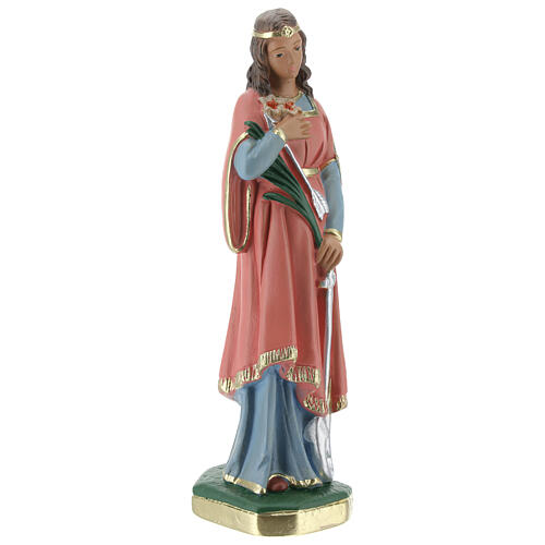 Saint Philomena statue, 20 cm in plaster Arte Barsanti 4