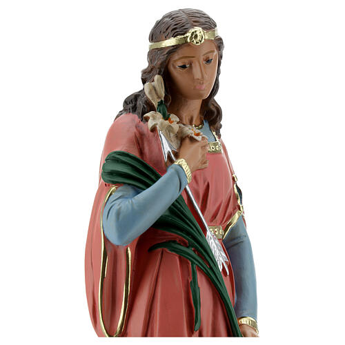 Figura Święta Filomena 30 cm gips malowany ręcznie Barsanti 4