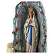 Grotte de Lourdes statue plâtre 20 cm peinte à la main Barsanti s2