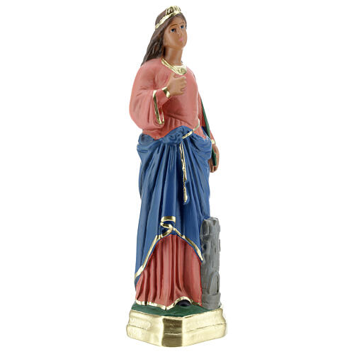 Statue aus Gips Heilige Barbara von Arte Barsanti, 30 cm 3