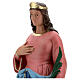Sainte Barbe statue plâtre 60 cm peinte main Barsanti s2