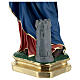 Sainte Barbe statue plâtre 60 cm peinte main Barsanti s5