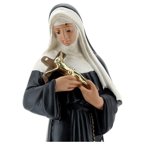 Sainte Rita de Cascia 30 cm statuette plâtre Arte Barsanti 2