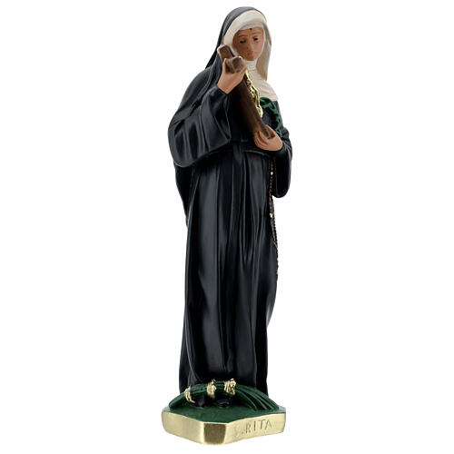 Statua Santa Rita da Cascia 40 cm gesso dipinta a mano Barsanti 5