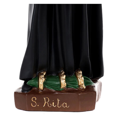 Statue Heilige Rita von Cascia, Gips, 80 cm, handbemalt, von Arte Barsanti 6