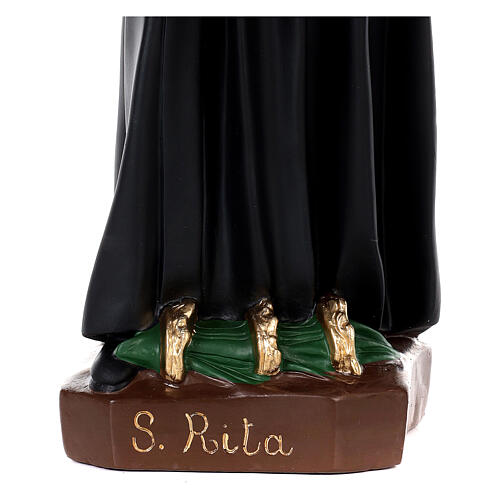 Sainte Rita de Cascia statue plâtre 80 cm peinte main Arte Barsanti 6