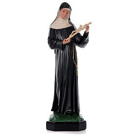 Statue Sainte Rita de Cascia 80 cm résine peinte main Arte Barsanti