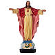 Statue Sacré-Coeur Jésus 80 cm résine peinte main Arte Barsanti s1