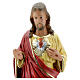 Sagrado Coração Jesus abençoador gesso 30 cm Arte Barsanti s2