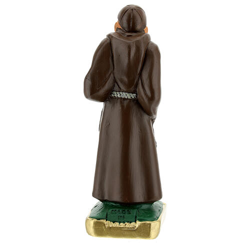 Heiliger Leopold, handbemalte Gipsstatue, 15 cm, von Arte Barsanti 4