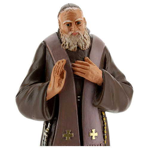 St. Leopold hand painted plaster statue Arte Barsanti 30 cm 2