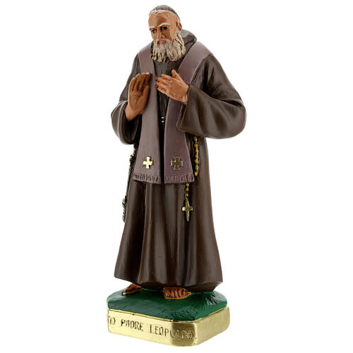 St. Leopold hand painted plaster statue Arte Barsanti 30 cm 3