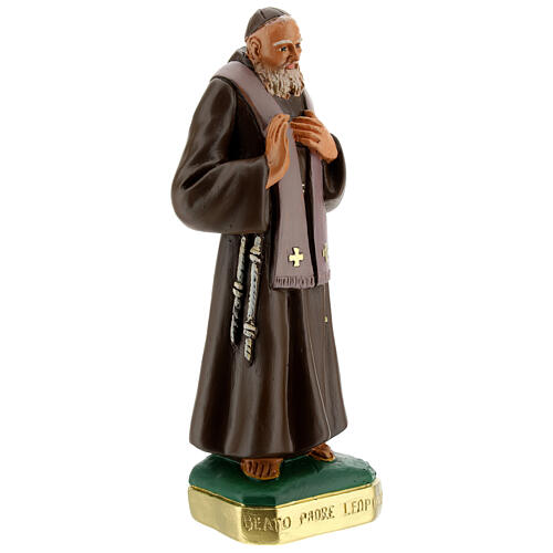 St. Leopold hand painted plaster statue Arte Barsanti 30 cm 4