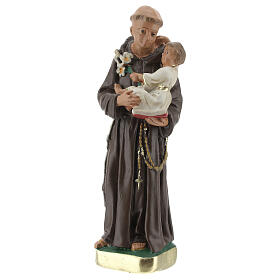 Statue aus Gips Antonius von Padua Arte Barsanti, 15 cm s2