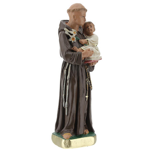 Statue aus Gips Antonius von Padua Arte Barsanti, 15 cm 3