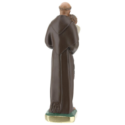 Figura Święty Antoni z Padwy 20 cm gips malowany Barsanti 5