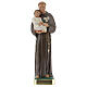 St Anthony statue with Child, 25 cm hand painted plaster Arte Barsanti s1