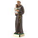 St Anthony statue with Child, 25 cm hand painted plaster Arte Barsanti s3