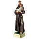 St Anthony of Padua statue with Child, 40 cm hand painted plaster Barsanti s3