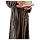 Figura 50 cm Święty Antoni z Padwy gips malowany ręcznie Barsanti s6