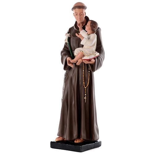 Statue of St. Anthony of Padua 80 cm plaster Arte Barsanti 3