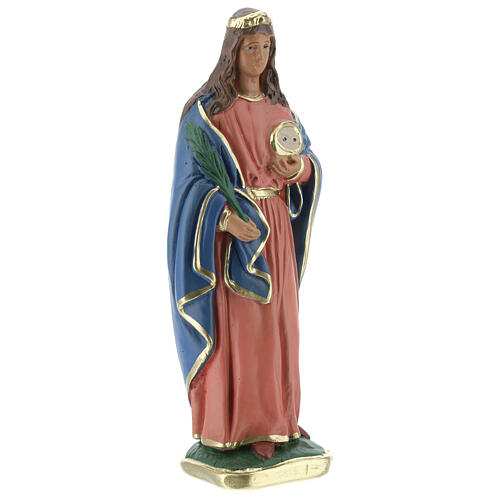Statue aus Gips Heilige Lucia von Arte Barsanti, 20 cm 3
