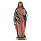 Statuette of St. Lucia plaster 30 cm hand painted Arte Barsanti s1