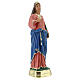 Statue aus Gips Heilige Lucia handbemalt von Arte Barsanti, 30 cm s4