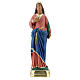 Statuette of St. Lucia plaster 30 cm hand painted Arte Barsanti s1