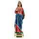 Santa Lucía estatua 40 cm yeso pintada a mano Arte Barsanti s1