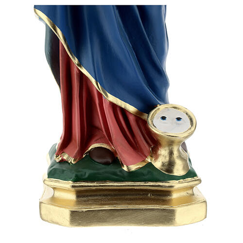 Statue aus Gips Heilige Lucia handbemalt von Arte Barsanti, 60 cm 5