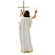 Jesús Resucitado cruz bandera estatua yeso 40 cm Arte Barsanti s5
