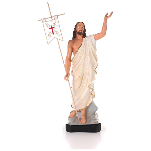 Auferstandener Christus, Statue aus Gips, 80 cm, handbemalt, Arte Barsanti 7