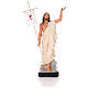 Jesús Resucitado estatua yeso 80 cm pintada a mano Arte Barsanti s7