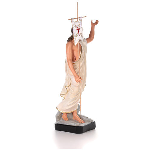 Christ Ressuscité statue plâtre 80 cm peinte main Arte Barsanti 10