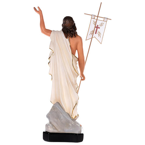 Christ Ressuscité statue plâtre 80 cm peinte main Arte Barsanti 6