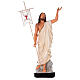 Cristo Ressuscitado imagem gesso 80 cm pintada à mão Arte Barsanti s1