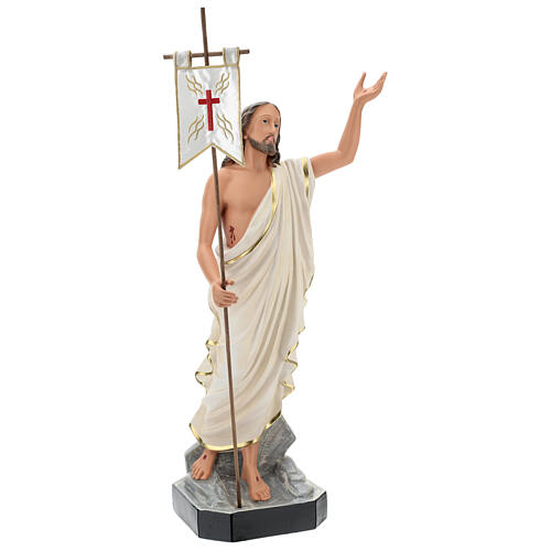 Figura z żywicy Jezus Zmartwychwstały 65 cm malowana ręcznie Arte Barsanti 4