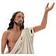 Jesus Cristo Ressuscitado imagem resina pintada à mão Arte Barsanti 65 cm s2