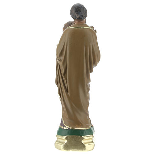 San José estatua yeso 15 cm pintada a mano Arte Barsanti 4