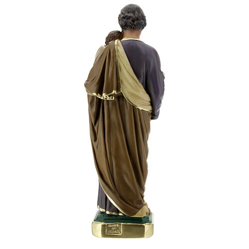 Statue Saint Joseph 30 cm plâtre peint main Arte Barsanti 5
