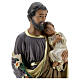 Figurka Święty Józef 30 cm gips malowany ręcznie Arte Barsanti s2