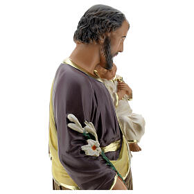 Statue aus Gips Josef von Nazaret handbemalt von Arte Barsanti, 40 cm s6