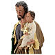 Statue aus Harz Heiliger Josef mit Jesuskind handbemalt Arte Barsanti, 65 cm s2