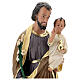 Statue of St Joseph and Child Jesus, 65 cm hand painted resin Arte Barsanti s4