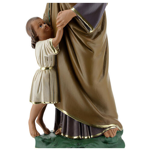 San Giuseppe Bambino statua gesso 30 cm dipinta a mano Barsanti 2