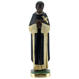 Święty Marcin de Porres figurka gipsowa 20 cm malowana Arte Barsanti