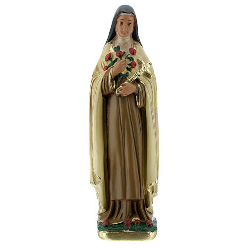 Statue aus Gips Heilige Therese vom Kinde Jesu von Arte Barsanti, 15 cm 1