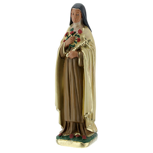Santa Teresa del Niño Jesús estatua yeso 15 cm Arte Barsanti 2